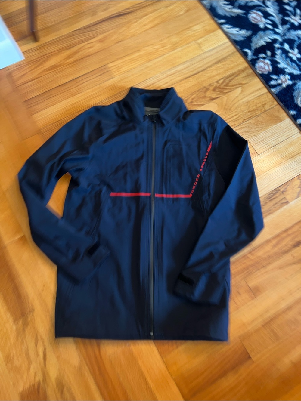 Under Armour Paclite Gore-Tex Waterproof Jacket with Red Accents NWOT Small